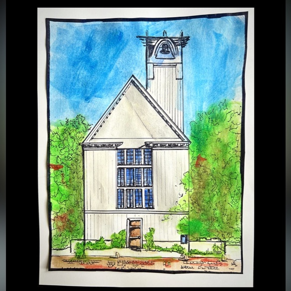 COPY - COPY - Scenes from 30a watercolor prints 8.5x11in signed and numbered - Picture 7 of 7